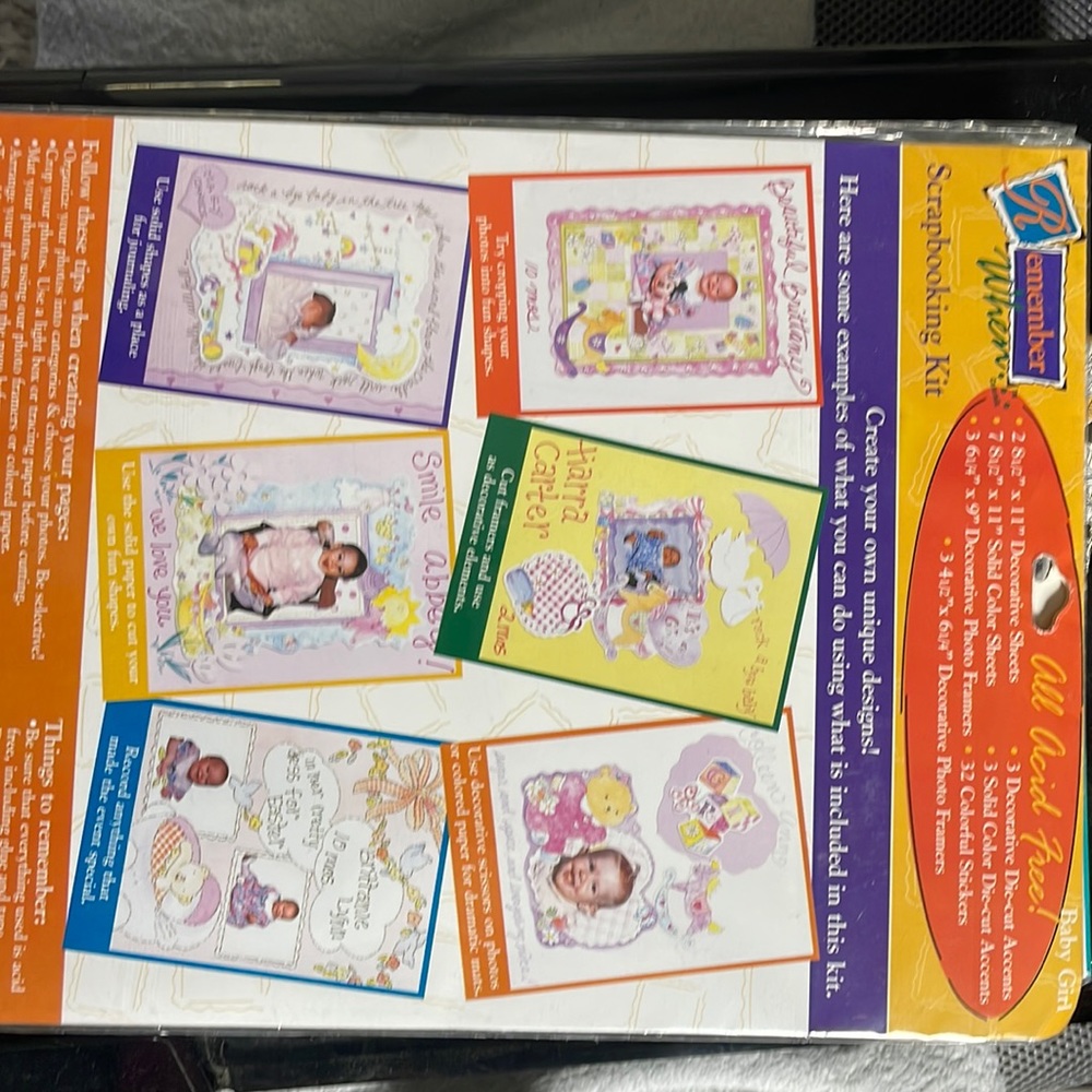 Scrape booking decorative page kit